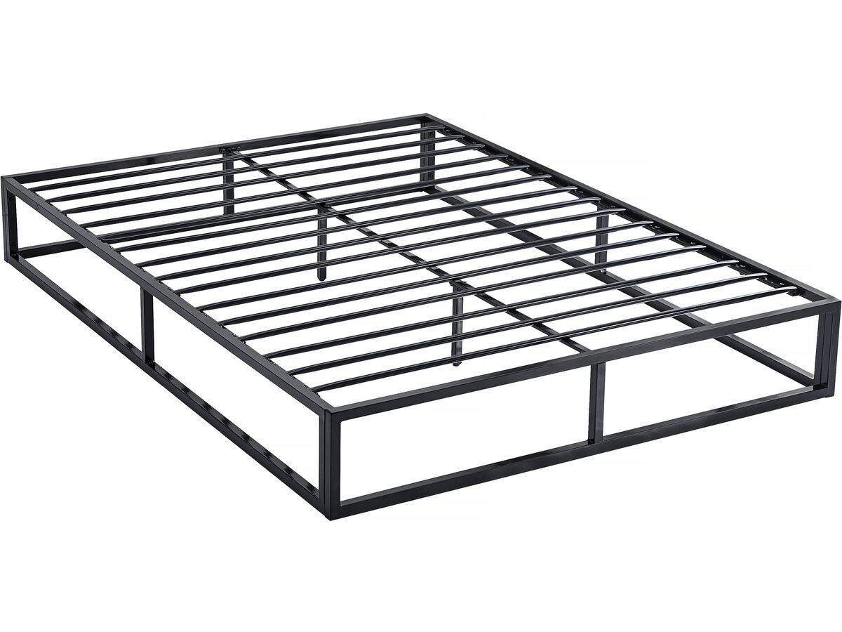 foto del prodotto struttura letto in metallo 160 x 200 cm - nero