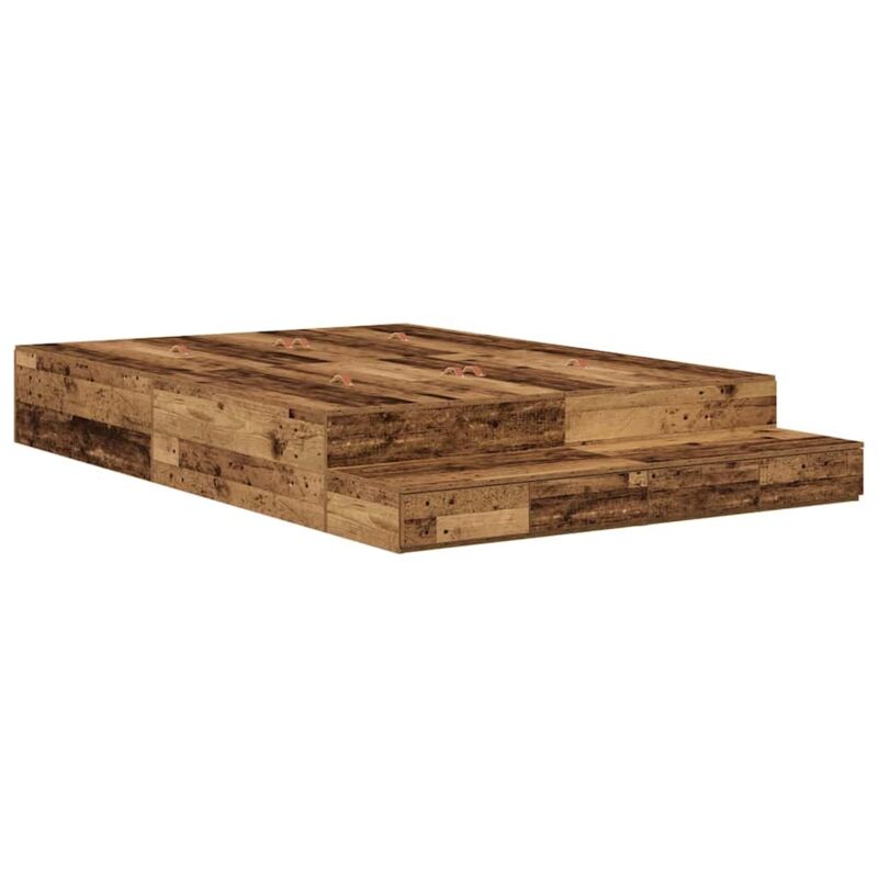 foto del prodotto struttura letto legno vecchio 140x200 cm vidaxl