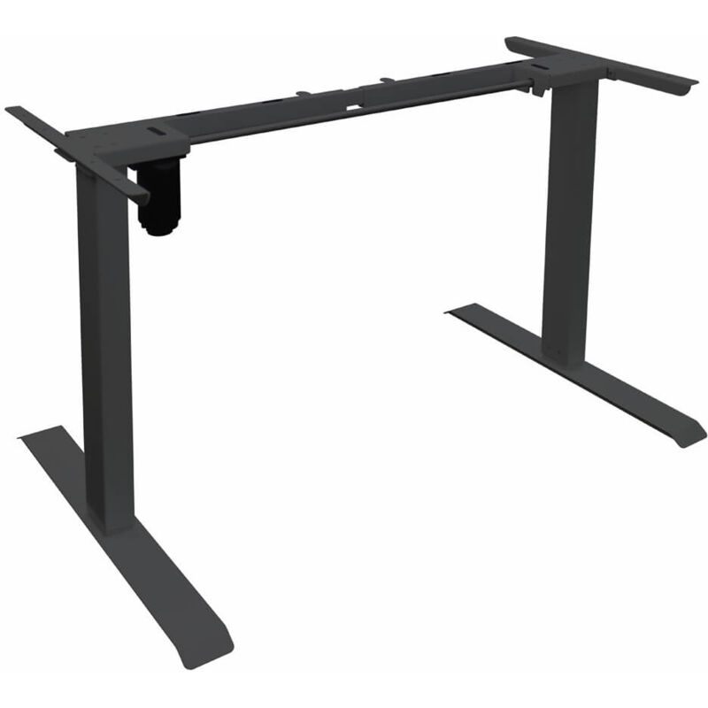 foto del prodotto struttura per scrivania ad altezza regolabile axion colore nero home deluxe