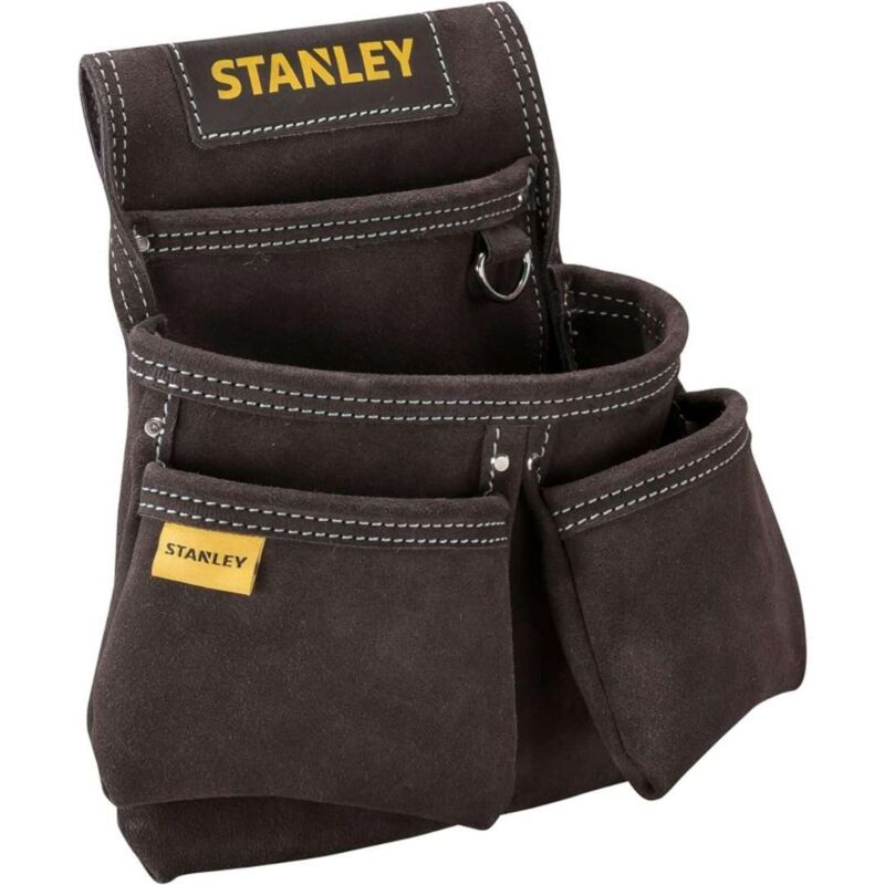 foto del prodotto stst1 80116 fodero doppia tasca portautensili cuoio stanley