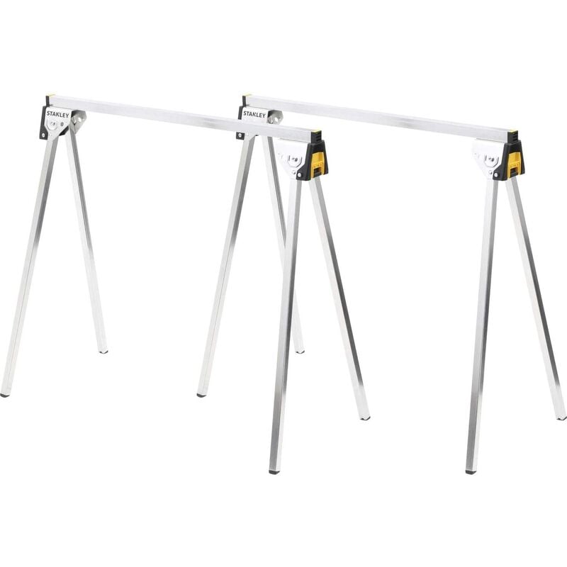 foto del prodotto stst81337 1 coppia di cavalletti in metallo grigio 85,5x73,6x42,4 cm stanley