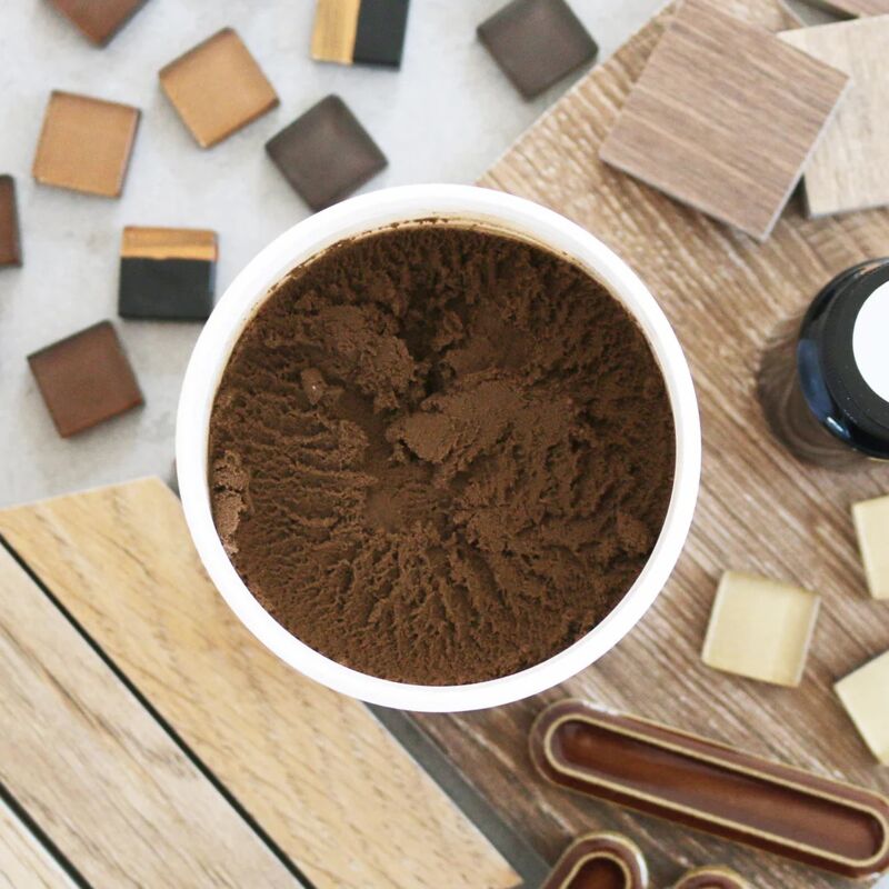 foto del prodotto stucco epossidico bicomponente per riempimento fughe marrone cioccolato 1kg