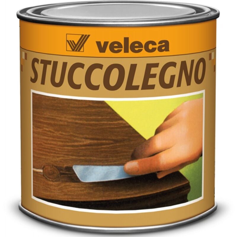 foto del prodotto stucco in pasta per legno veleca colore mogano 250 gr