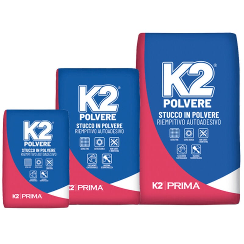 foto del prodotto stucco in polvere 'k2' kg. 20