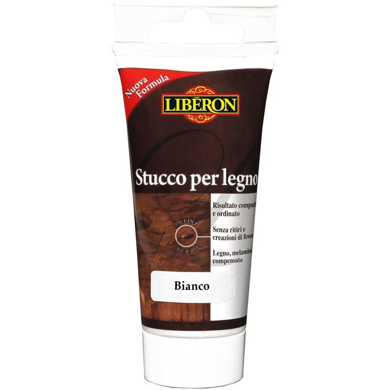 foto del prodotto stucco liberon per legno ad acqua bianco gr.150