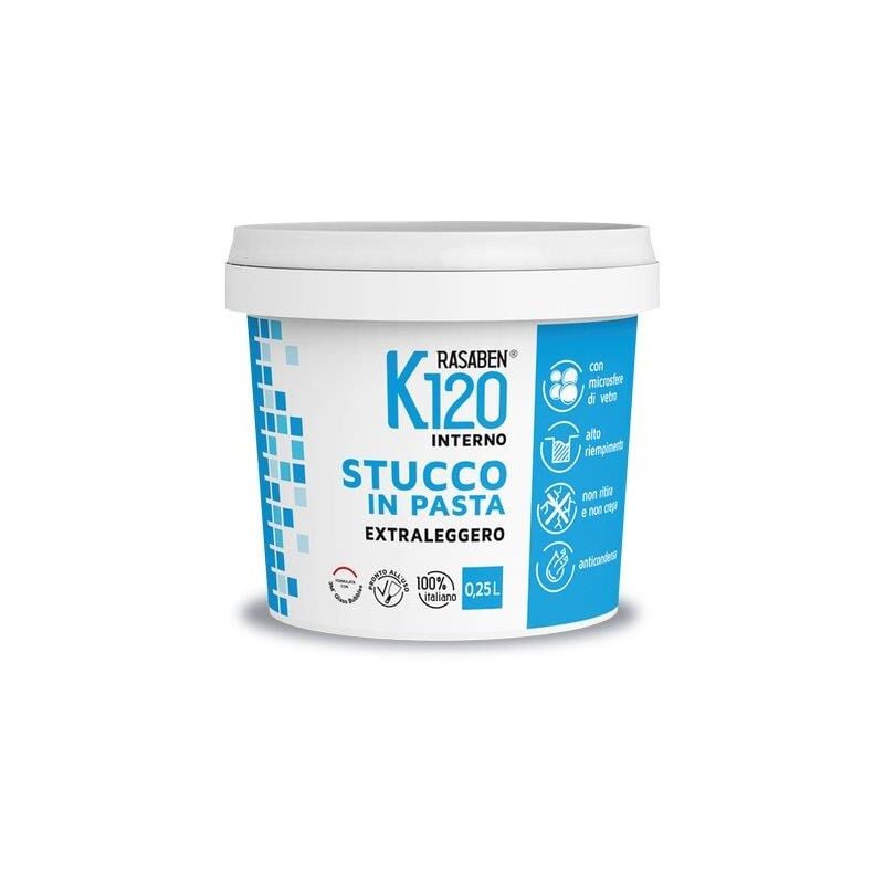 foto del prodotto stucco pasta extraleggero k120 k2 rasaben kg 0,250 interno