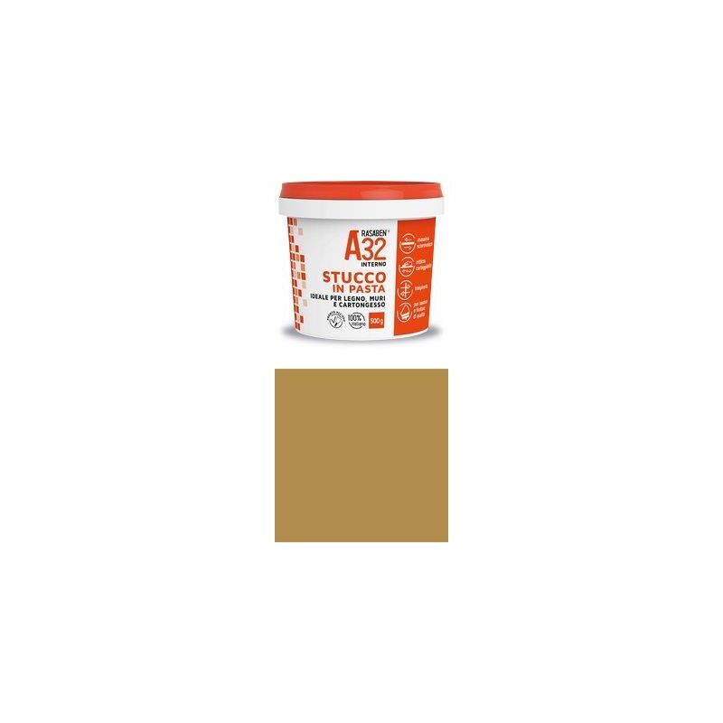 foto del prodotto stucco pasta legno a32 k2 rasaben rovere kg 0,5