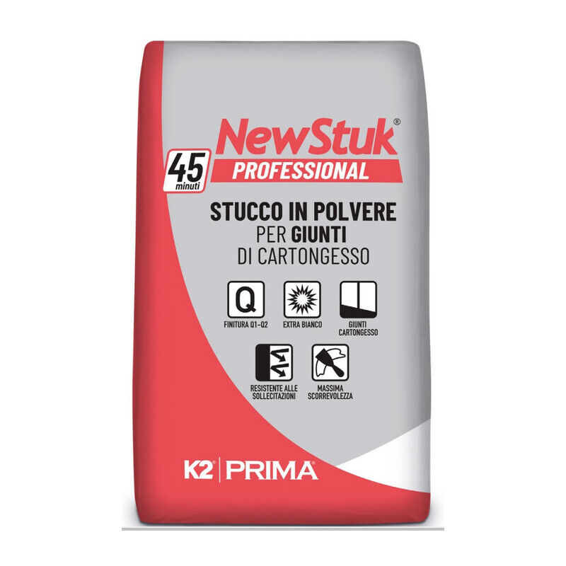 foto del prodotto stucco per cartongesso professional k2 kg. 5. prezzo per 1 pezzo.
