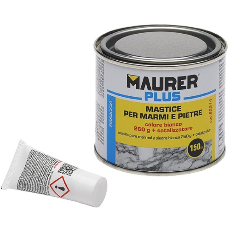 foto del prodotto stucco per marmo 150ml bianco maurer plus