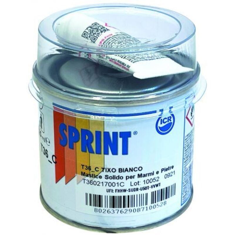 foto del prodotto stucco per marmo bianco ml. 125 18 pz