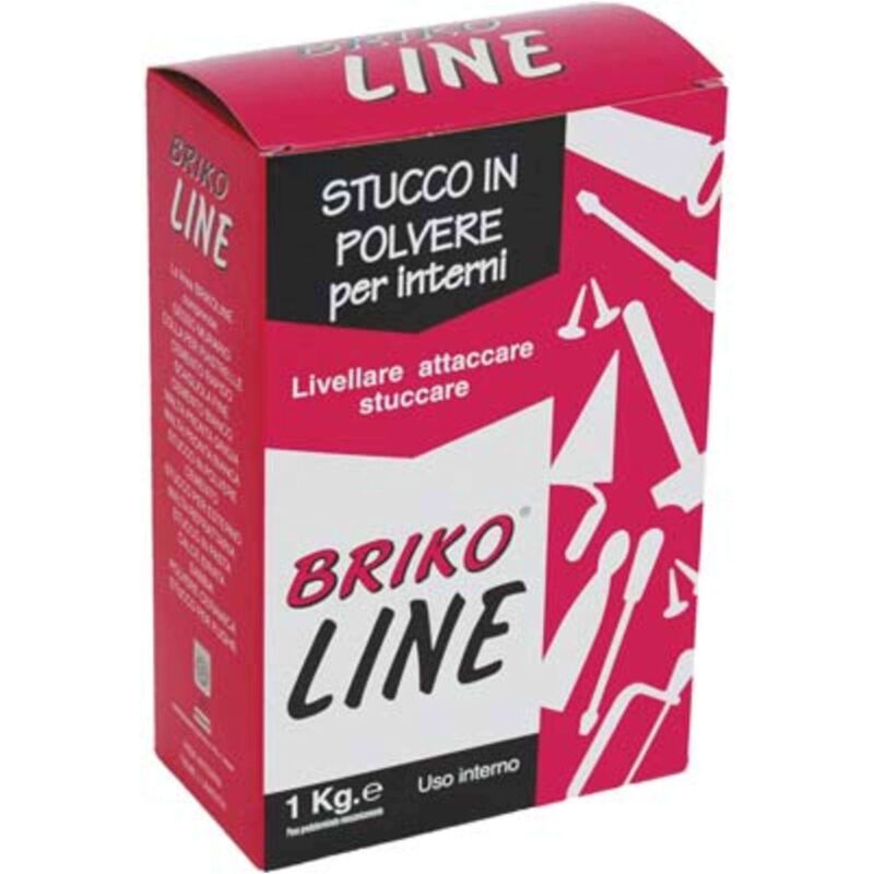 foto del prodotto stucco polvere briko line bianco kg 1