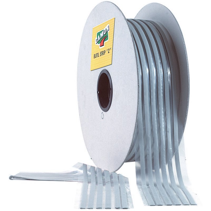 foto del prodotto stucco sigillante a rotolo butil strip 10 mm x 3 mm x 150 mt camon