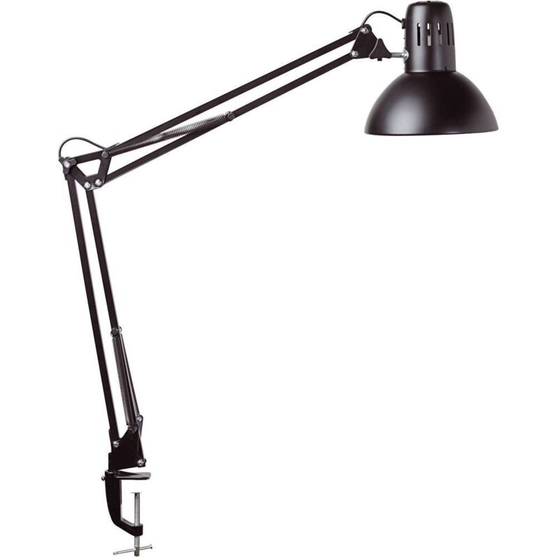 foto del prodotto study 8230590 lampada con morsetto lampada a risparmio energetico e27 60 w nero maul
