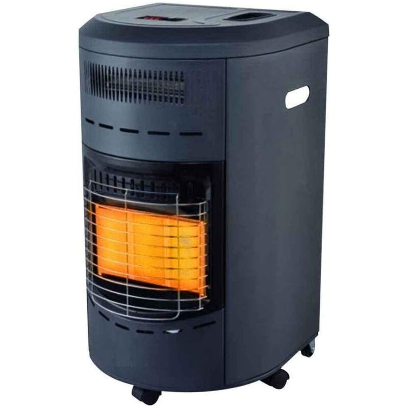 foto del prodotto stufa a bombola gas gpl 15kg in metallo 3 potenze regolabili 4200w nero