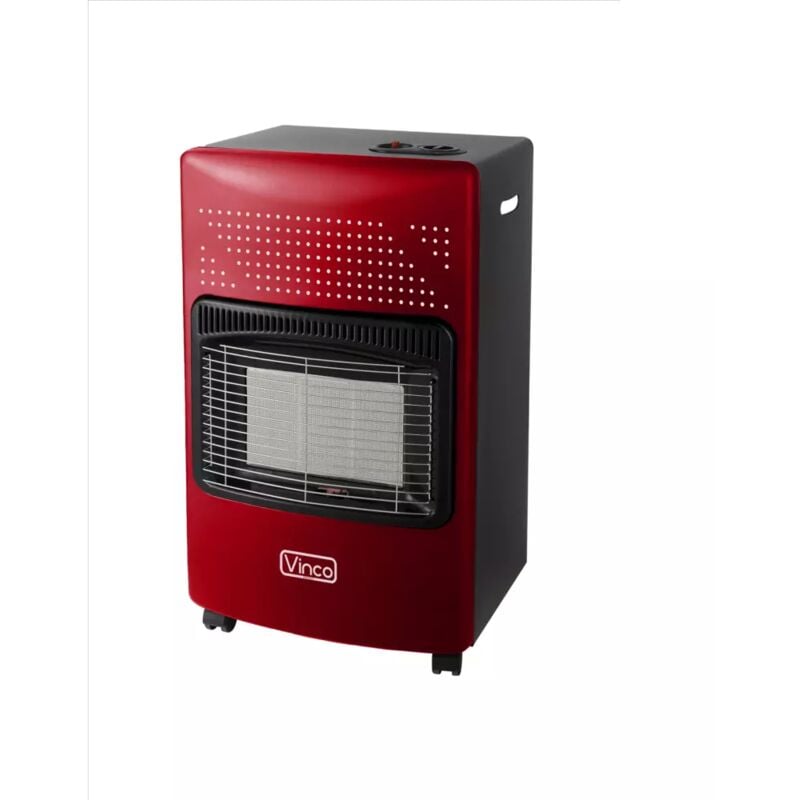 foto del prodotto stufa a gas 3 mattoni infrarossi 71436 rossa senza regolatore - vinco