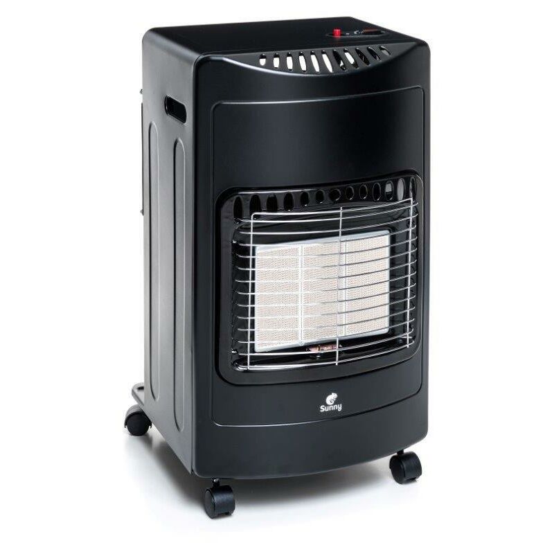foto del prodotto stufa a infrarossi gpl nera potenza 4200 w 3 regolazioni di riscaldamento