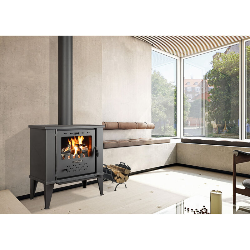 foto del prodotto stufa a legna artemide 12.0 kw gray