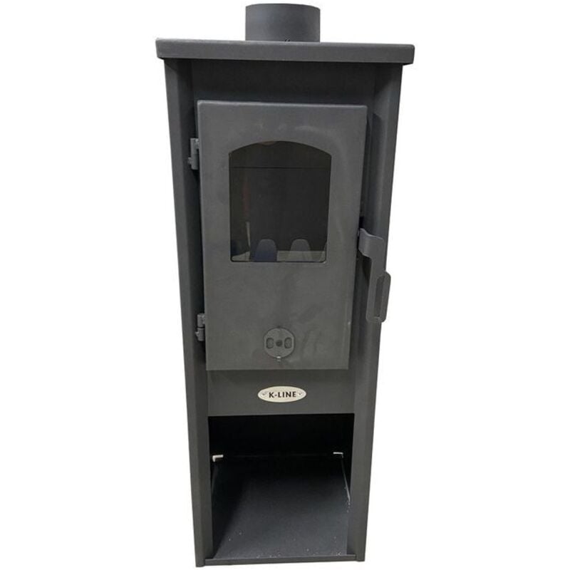foto del prodotto stufa a legna karso antracite 33x36xh93 cm. 5,2 kw