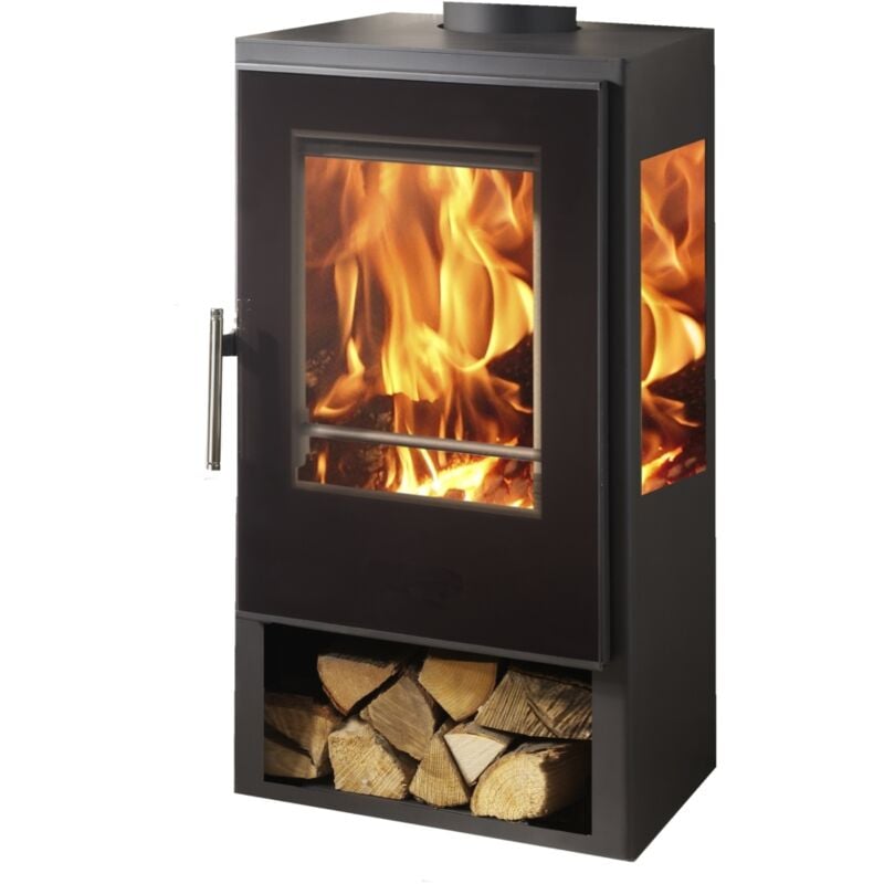 foto del prodotto stufa a legna panadero condor 3v grigio 8 kw