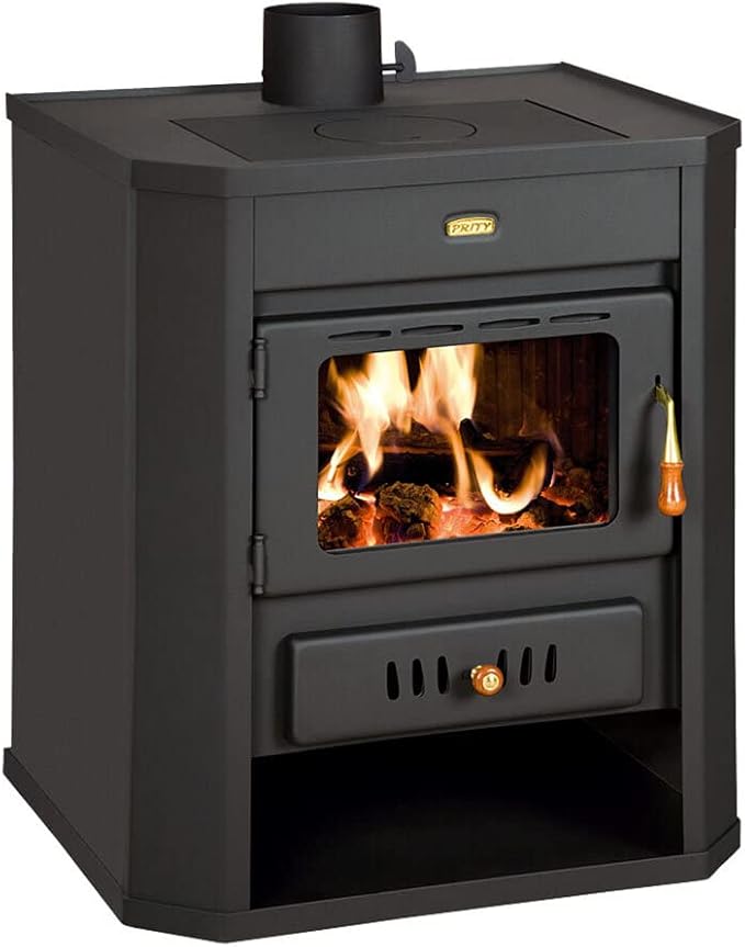 foto del prodotto stufa a legna prity in acciaio wd 15kw, log