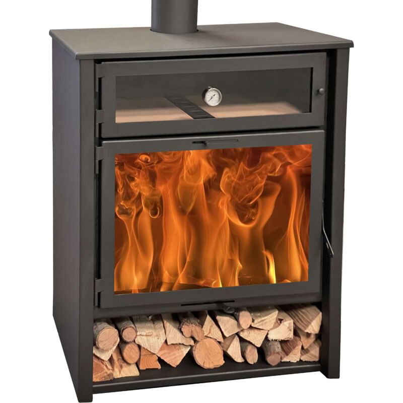 foto del prodotto stufa a legna zeux forno - 11 kw