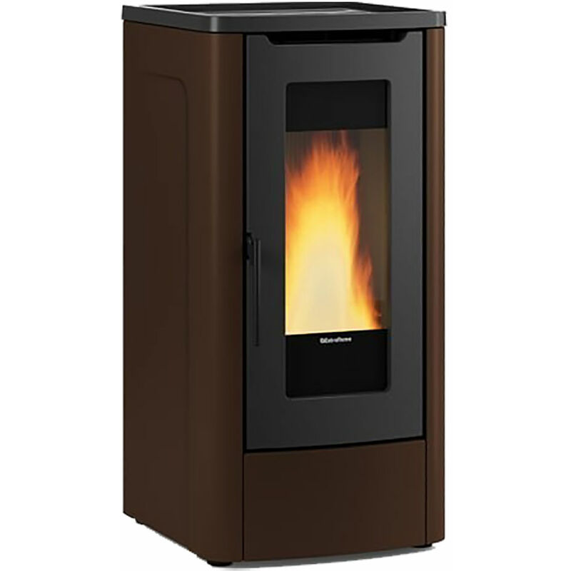 foto del prodotto stufa a pellet 39 dahiana vfs 39 colore bordeaux