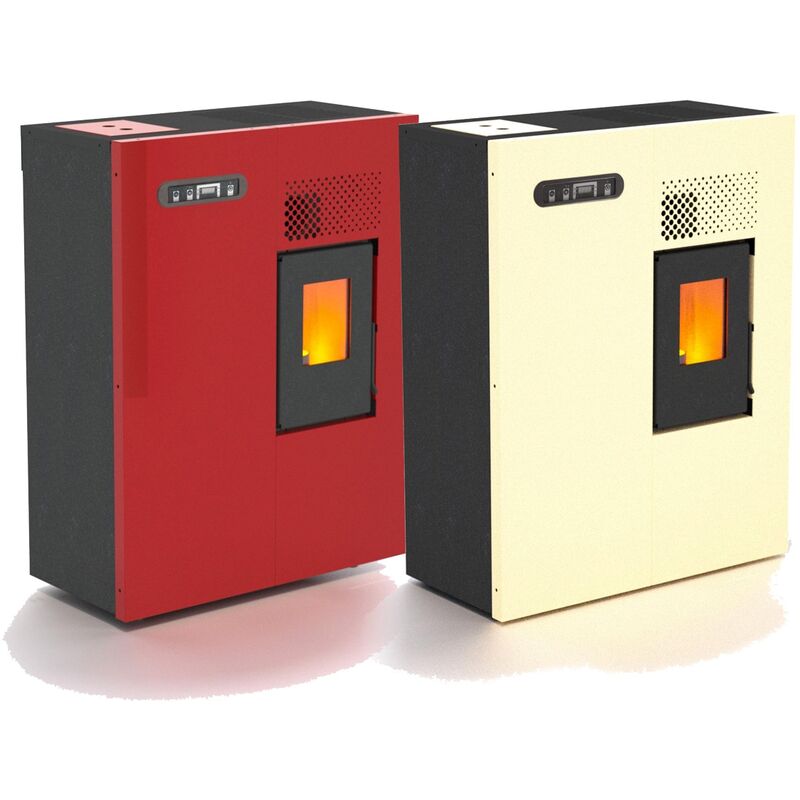 foto del prodotto stufa a pellet 4,5 kw punto fuoco camilla rosso