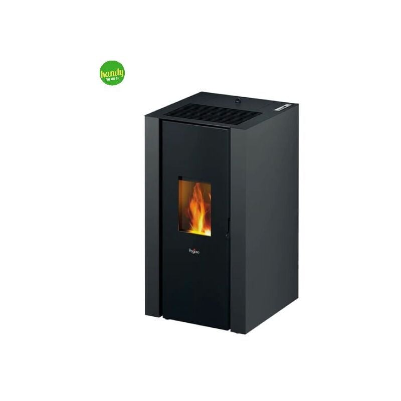 foto del prodotto stufa a pellet aria pegaso elane 8,5 kw antracite