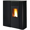 foto del prodotto stufa a pellet biofiregs90 8kw slim 26 cm uscita fumi multipla superiore, laterale dx o posteriore