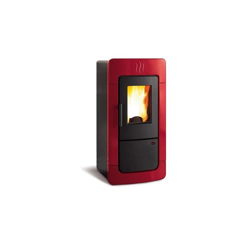 foto del prodotto stufa a pellet diadema idro evo 28 kw bordeaux