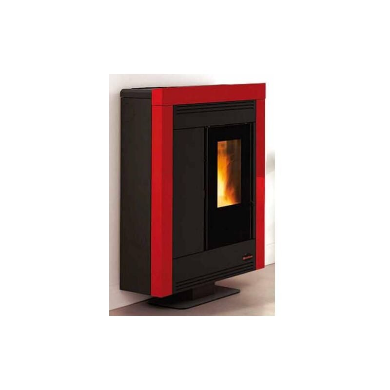 foto del prodotto stufa a pellet souvenir steel nordica canalizzata kw. 11,4