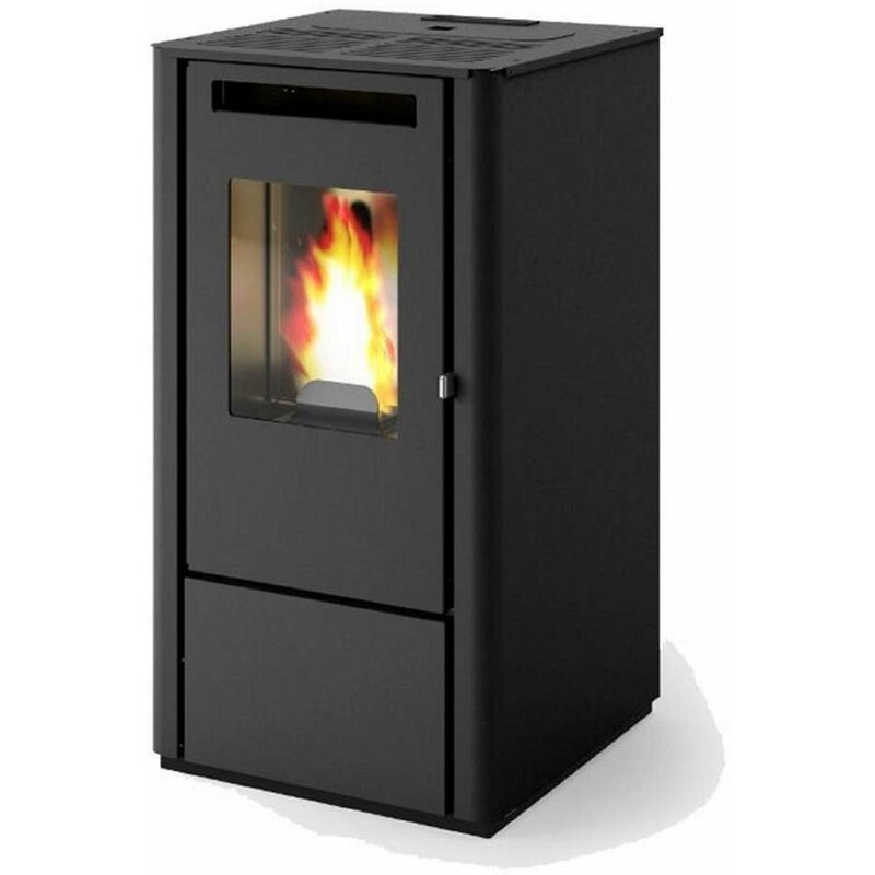 foto del prodotto stufa a pellet thelma nera 8,0 kw punto fuoco