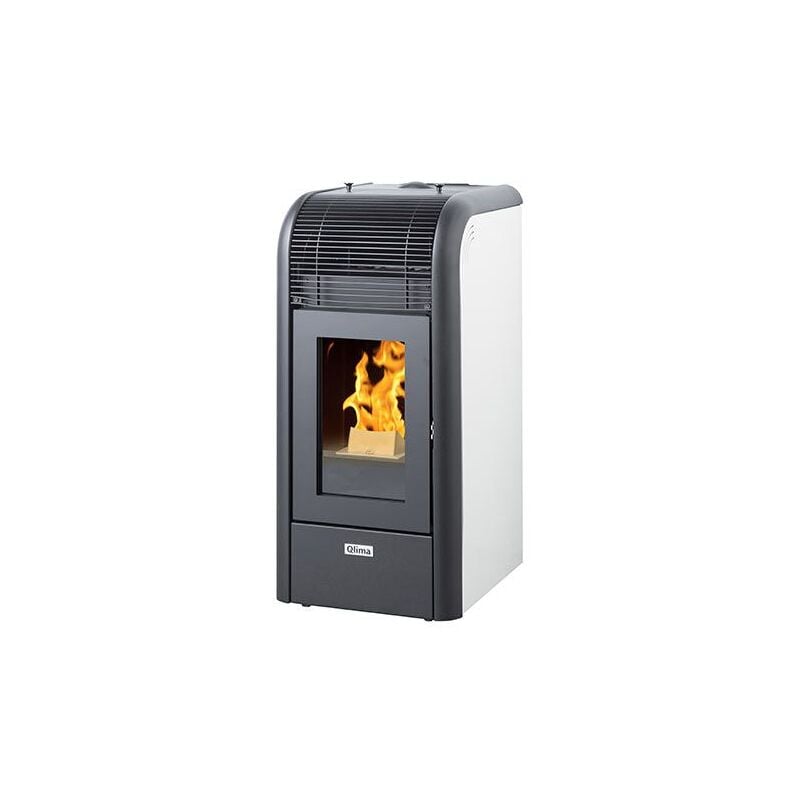 foto del prodotto stufa a pellet ventilata con camera stagna 10 kw qlima lindara