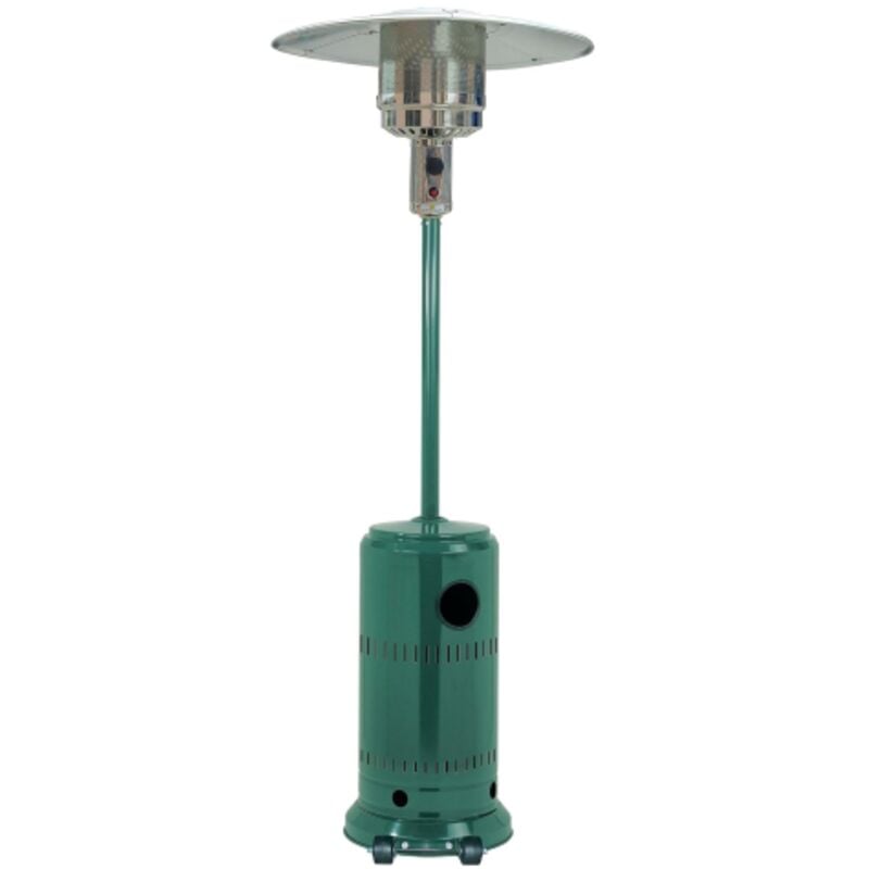 foto del prodotto stufa aerea patio a fungo a gas 82 cm verde riscaldamento per esterno e interno syntesy