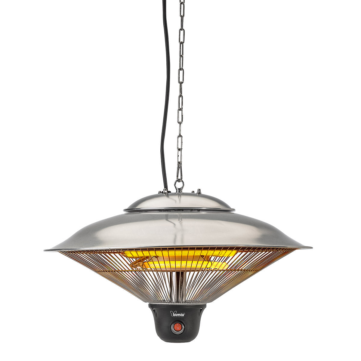 foto del prodotto stufa alogena da soffitto 1500w per esterni bimar hr313