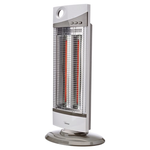 foto del prodotto stufa carbonio bimar hr301 carbon heater white e grey