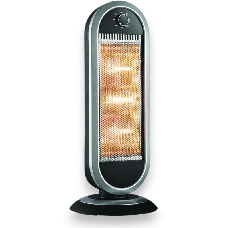 foto del prodotto stufa elettrica 1200w alogena infrarossi 30x30xh70 cm