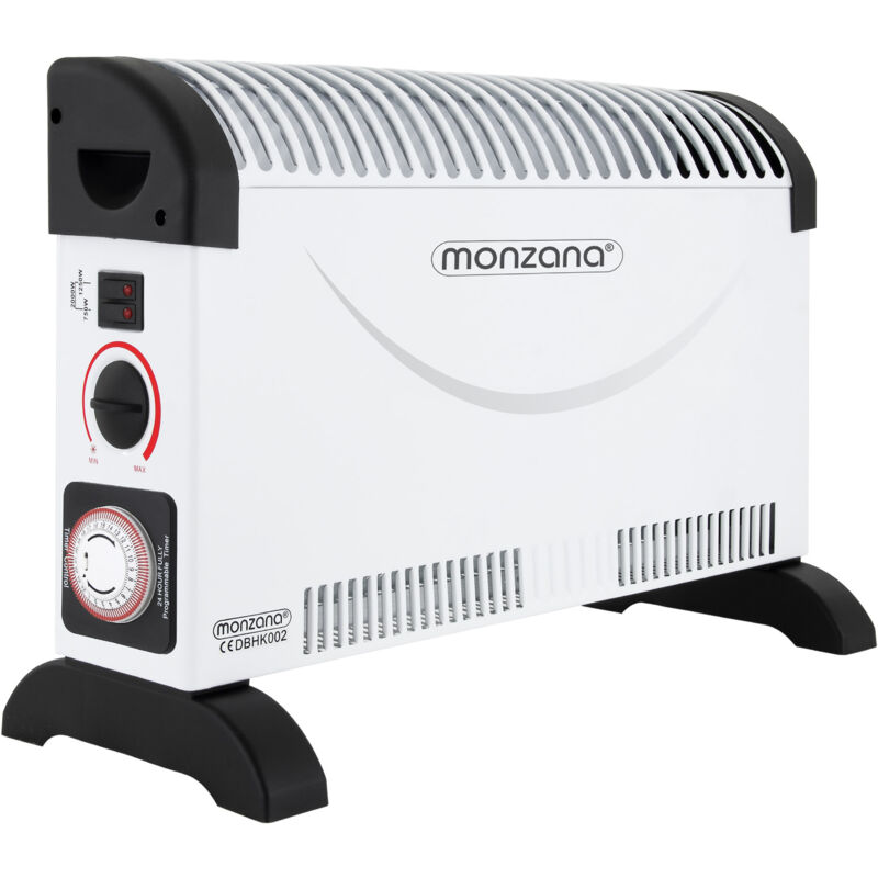 foto del prodotto stufa elettrica a convettore 2000 w incl. timer 24 ore 3 livelli di riscaldamento termostato radiatore - monzana