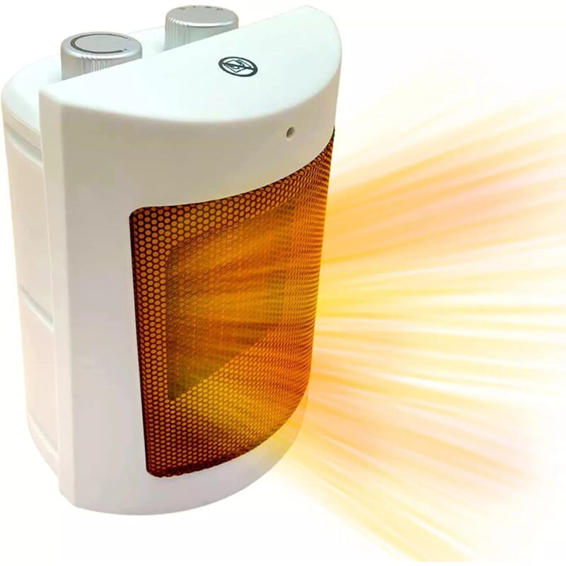 foto del prodotto stufa elettrica soffiante moderna 1800w a basso consumo, design compatto e sicuro con protezione contro il surriscaldamento maka