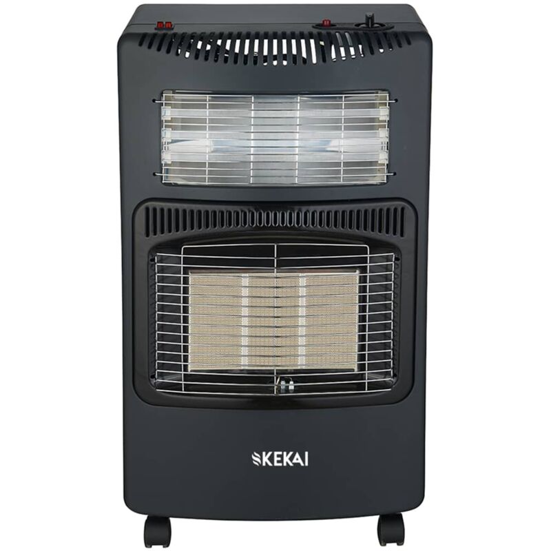 foto del prodotto stufa ibrida luce gas pieghevole kekai hybrid new slim 42x33x73 cm stufa gas 4200 w stufa elettrica w 3 livelli di calore