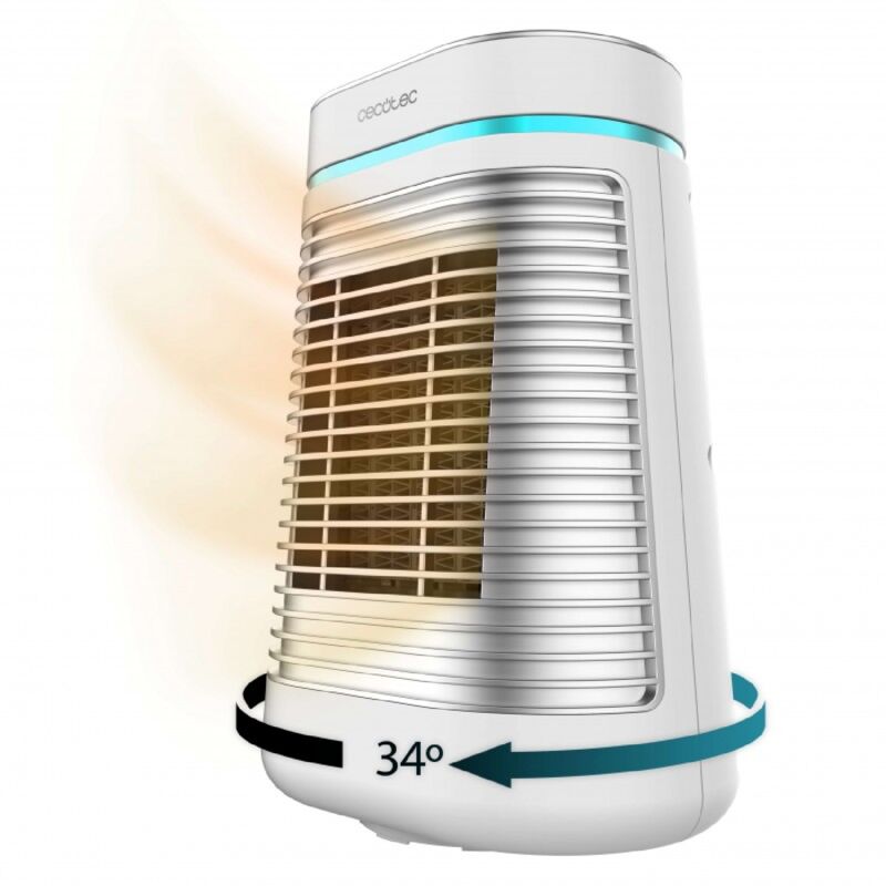 foto del prodotto stufa in ceramica readywarm 1550 max ceramic rotate smart white cecotec