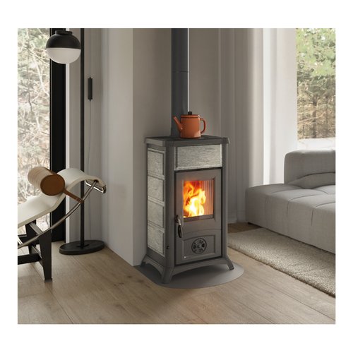 foto del prodotto stufa legna nordica 4365137 gemma 5.0 petra pietra naturale