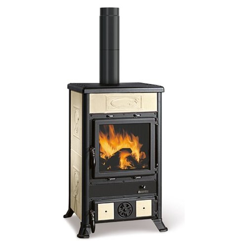 foto del prodotto stufa legna nordica 7017606 rossella r1 5.0 liberty panna
