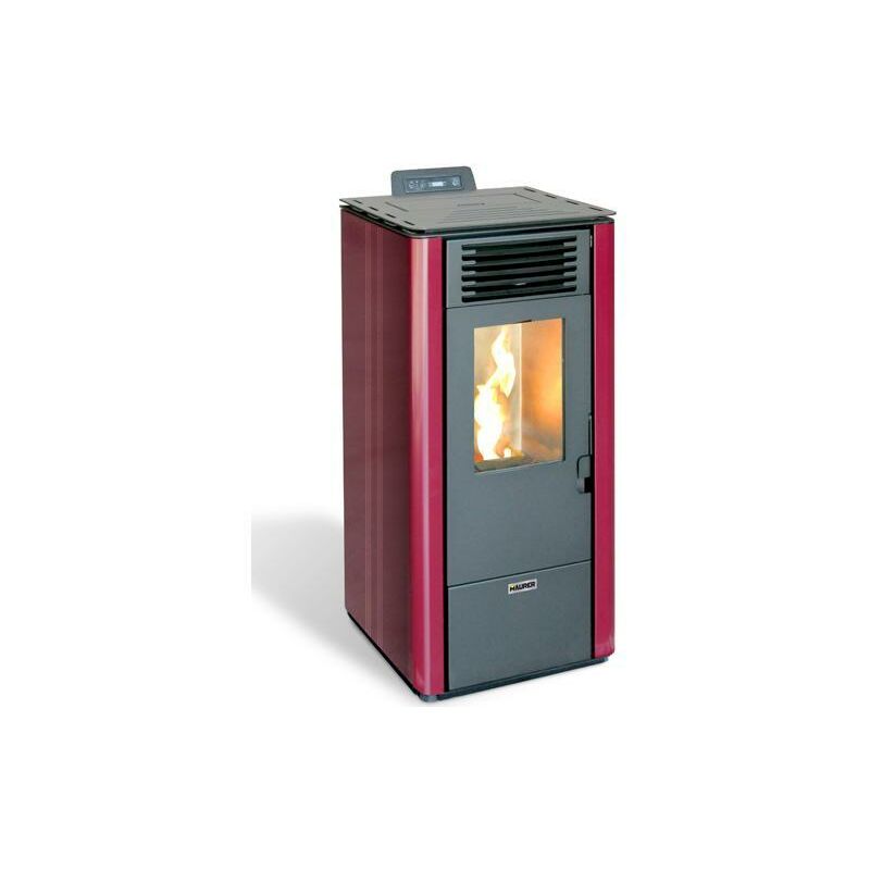 foto del prodotto stufa pellet 9,7kw maurer modello 12b bordeaux