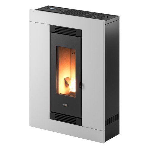 foto del prodotto stufa pellet cadel 7023039 luce plus 9 white