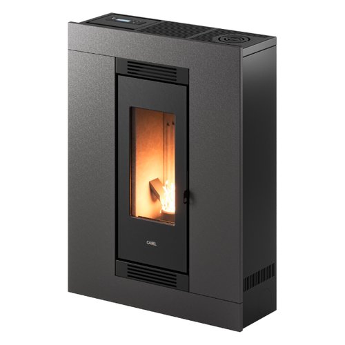 foto del prodotto stufa pellet cadel 7023042 luce plus 9 titanium