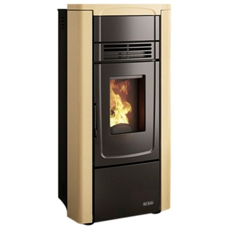 foto del prodotto stufa pellet dalzot dal zotto gabry elite evo stufa a pellet 8 kw avorio 001281254