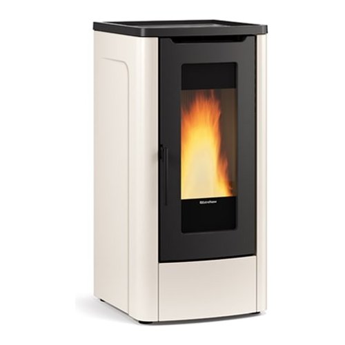 foto del prodotto stufa pellet extraflame 1287401 dahiana vfs 5.0 avorio