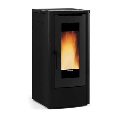 foto del prodotto stufa pellet extraflame 1287502 teorema 5.0 nero