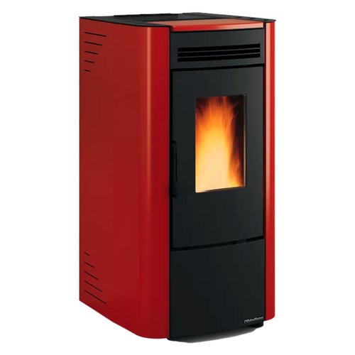 foto del prodotto stufa pellet extraflame 1292201 ketty 5.0 bordeaux